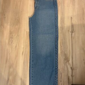 Old Navy High Rise Blue Jeans with Braided Detail
